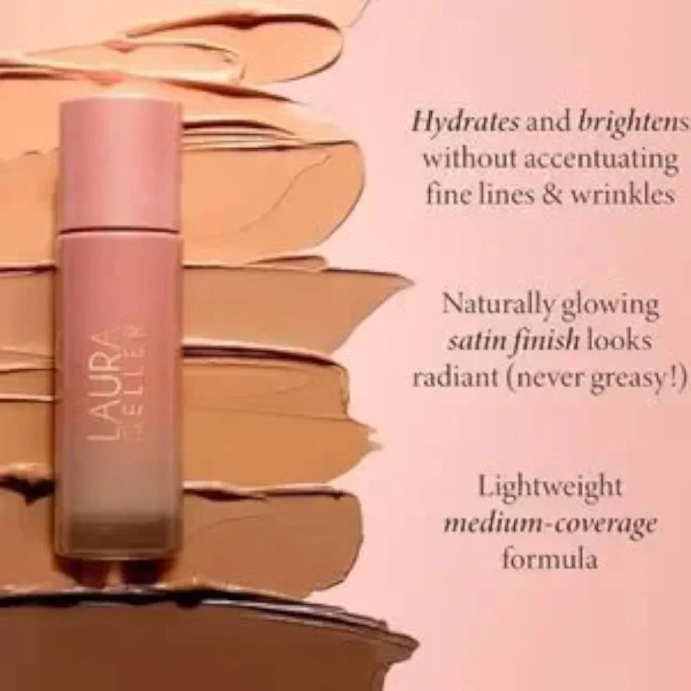 Laura Geller Balance N Glow Hydrating Liquid Foundation in‎ Fair -  .9 fl oz NIB